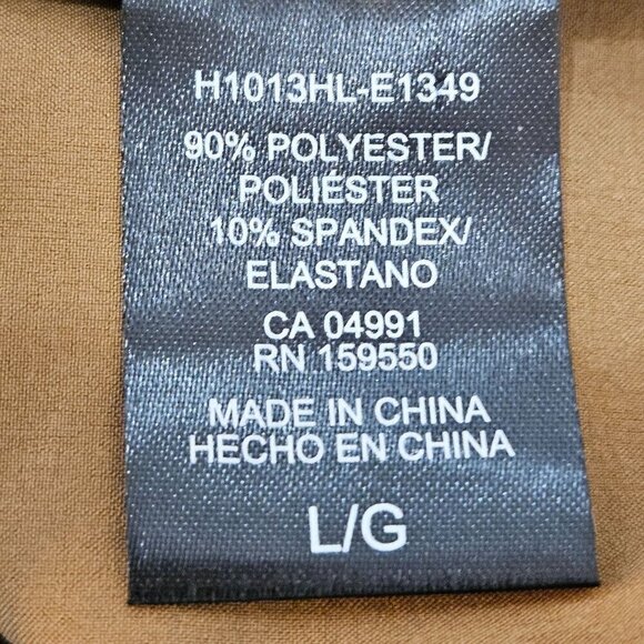 NEW Hilary Radley Size Large Sleeveless Dress Side Seam Pockets Drawstring Waist - Picture 7 of 11